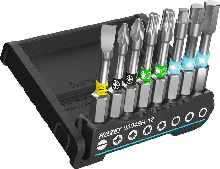 Hazet 2304SH-12 SmartHolder with 8 Screwdriver Bits | Long