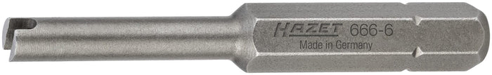 Hazet 666-6 Valve Tool Screwdriver Bit 1/4