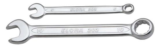 Elora Combination Spanner extra short 202-9mm