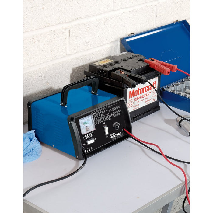 Draper Tools 6/12V 8.4A Battery Charger
