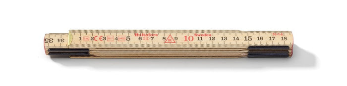 Hultafors 100204 Wooden 1m Folding Rule 6 Pce 59-1-6