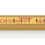 Hultafors 200204 Fibreglass 1m Folding Rule 6 Pce Yellow G 59-1-6 GU