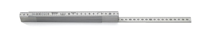 Hultafors 150003 Aluminium 2m Folding Rule 10 Pce 59-2-10