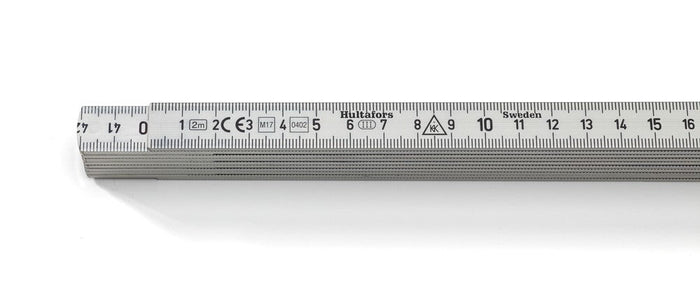 Hultafors 150003 Aluminium 2m Folding Rule 10 Pce 59-2-10