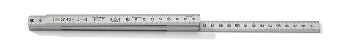Hultafors 150103 Aluminium 1m Folding Rule 6 Pce 59-1-6