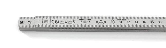 Hultafors 150103 Aluminium 1m Folding Rule 6 Pce 59-1-6