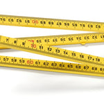 Hultafors 200904 Fibreglass 1m Folding Rule Yellow G59-1-4-12 GU