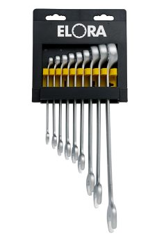 Elora Combination Spanner Set 9 Pce 8-22mm 205-KH 9