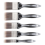 Draper Soft Grip Flat Paint Brush Set (5 Piece)