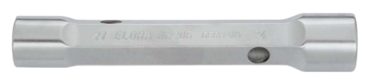Elora Hexagon Tubular Box Spanner solid 206-24x26mm