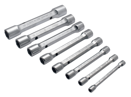 Elora Hexagon Tubular Box Spanner Set 10 Pce 6-27mm 206S 10m