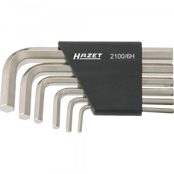 Hazet 6 Pce Metric Offset Screwdriver (L-Key) Set 2100/6H