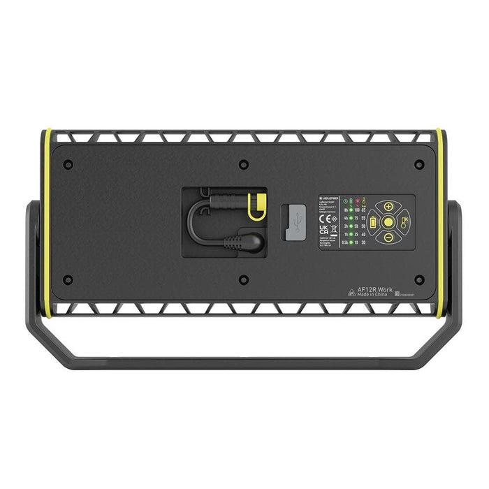 Ledlenser AF12R Work 8000lm Rechargeable/Mains Hybrid Floodlight IP67 Diffuser & Tunable White Light