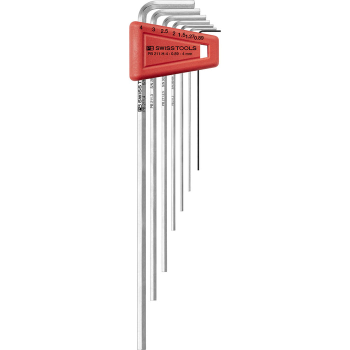 PB Swiss 7 Pce Hex Key L-Wrench Set (0.89mm-4mm)