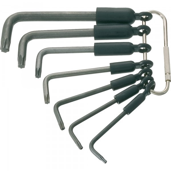 Hazet 7 Pce Torx Offset Screwdriver (L-Key) Set 2115-T/7R