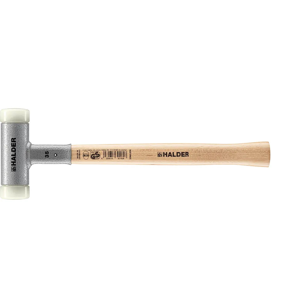 Halder Soft-Face Mallet Non-Rebound Hickory Handle Ø 35mm 560g For Sale ...