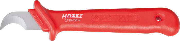 Hazet Cable Stripping Knife With Protective Insulation 2156VDE-2