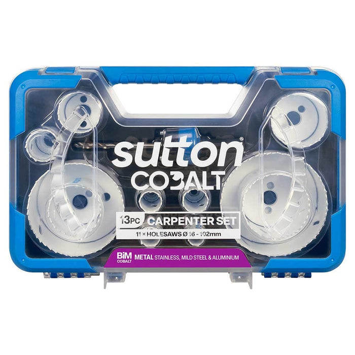 Sutton Bi-Metal Cobalt Holesaws Set 19-76mm 13 Piece H125SG13A