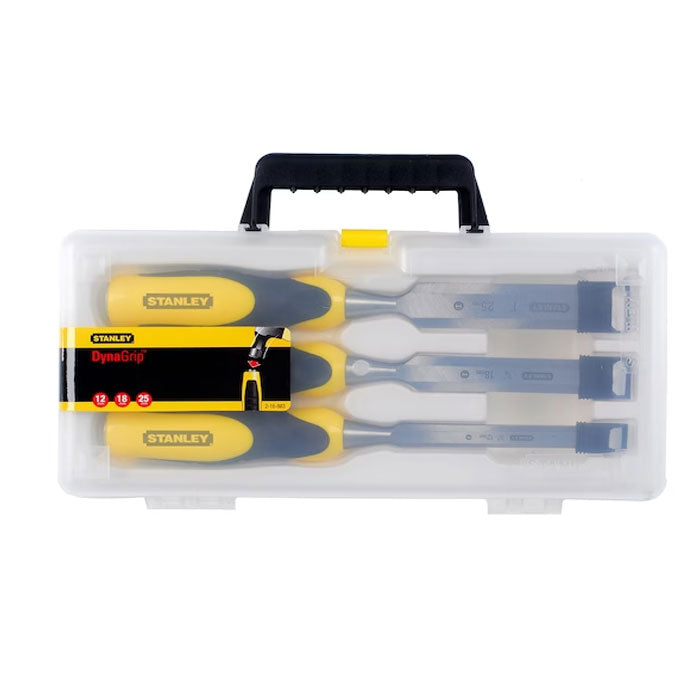 Stanley 3Pc Chisel Set Dynagrip (12, 18, 25mm)