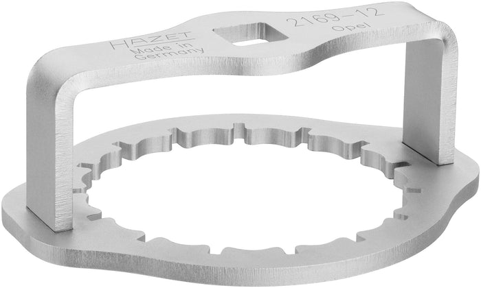 Hazet 1/2in Oil Filter Wrench 2169-12 Groove Profile 107mm