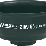 Hazet 1/2in Oil Filter Wrench 2169-66 Groove Profile 76mm