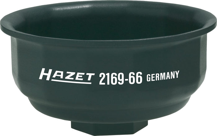Hazet 1/2in Oil Filter Wrench 2169-66 Groove Profile 76mm