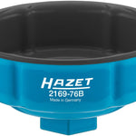 Hazet 1/2in Oil Filter Wrench 2169-76B Groove Profile 85mm