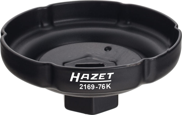 Hazet 1/2in Oil Filter Wrench 2169-76K Groove Profile 85mm