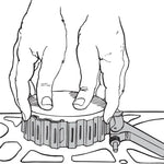 Lisle Wrinkle Band Ring Compressor