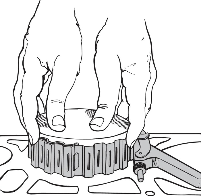 Lisle Wrinkle Band Ring Compressor