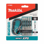 Makita 75mm Impact XPS & Carabiner Mixed Screwdriver Bit 5 Piece E-19043