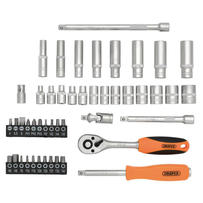 Draper HI-TORQ® 6 Point Socket Set 1/4