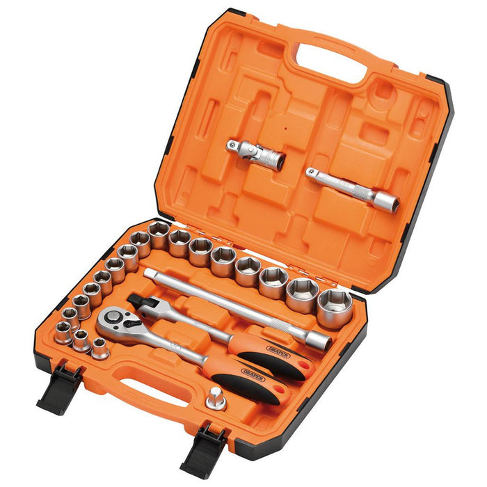 Draper Hi-Torq® 6 Point Socket Set, 1/2