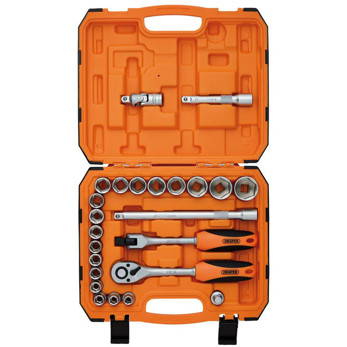 Draper Hi-Torq® 6 Point Socket Set, 1/2