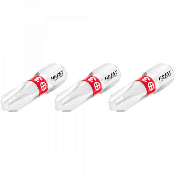 Hazet Phillips Bit PH3 3 Pack 1/4in Hex 2215N-PH3/3