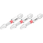 Hazet Long Phillips Bit PH2 3 Pack 1/4in Hex 2215NSLG-PH2/3