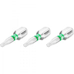 Hazet Torx Bit T10 3 Pack 1/4in Hex 2223N-T10/3