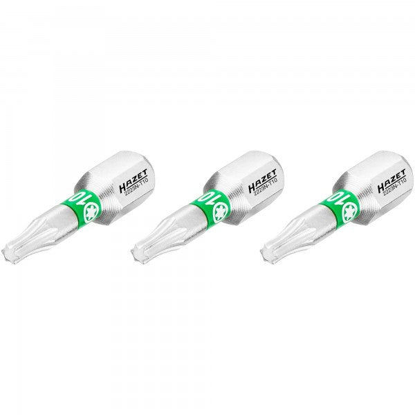 Hazet Torx Bit T10 3 Pack 1/4in Hex 2223N-T10/3