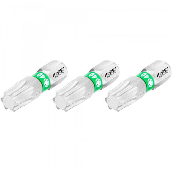 Hazet Torx Bit T40 3 Pack 1/4in Hex 2223N-T40/3