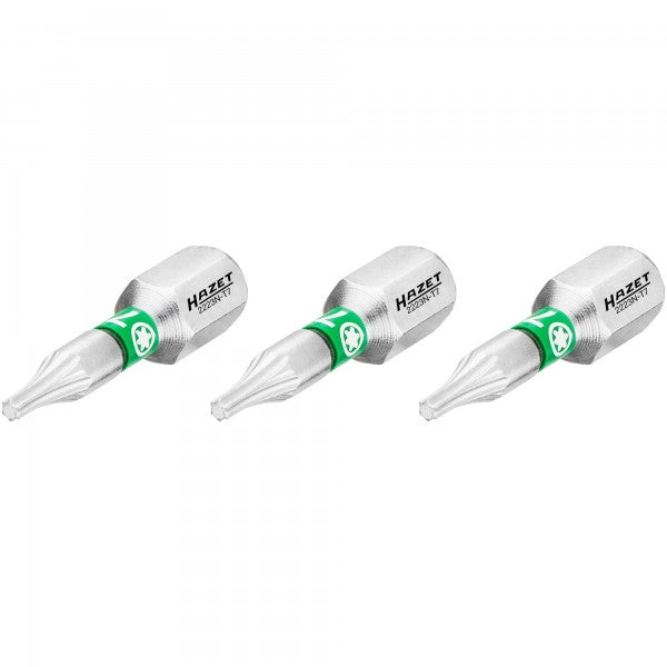 Hazet Torx Bit T7 3 Pack 1/4in Hex 2223N-T7/3