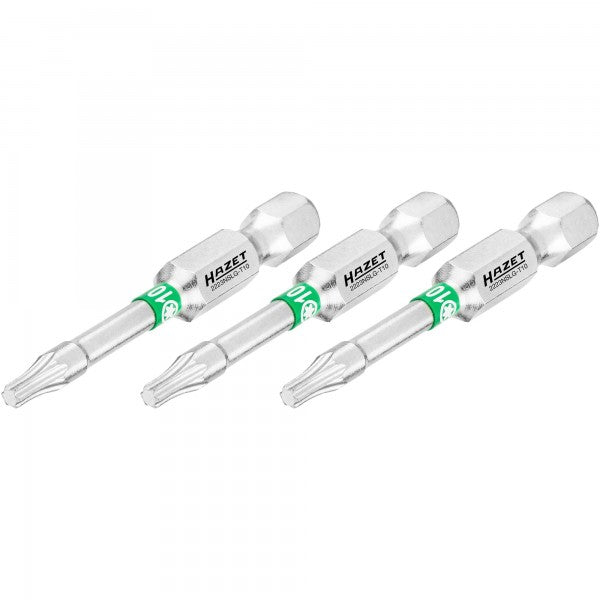 Hazet Long Torx Bit T10 3 Pack 1/4in Hex 2223NSLG-T10/3
