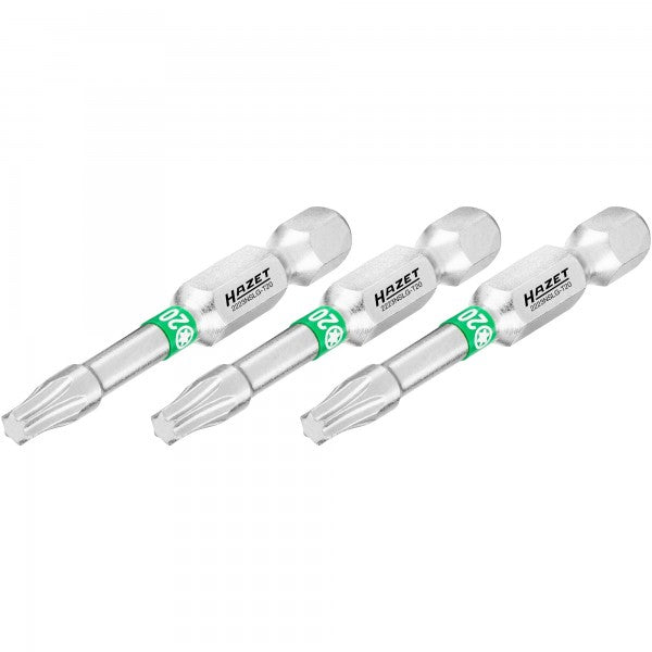 Hazet Long Torx Bit T20 3 Pack 1/4in Hex 2223NSLG-T20/3