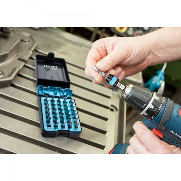 Hazet 36 Piece Screwdriver Bit Set 1/4