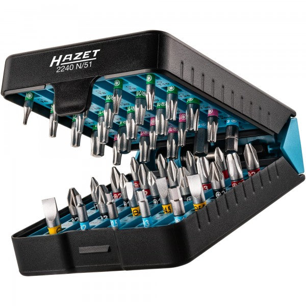 Hazet 51 Piece Screwdriver Bit Set 1/4