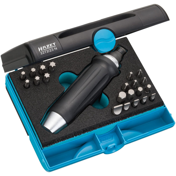 Hazet 23 Pce Impact Bit Screwdriver Set 2272/23N Hexagon Solid 8mm (5/16in)
