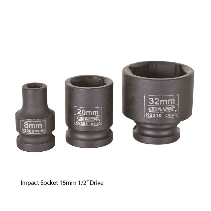 Kincrome Impact Socket 15mm 1/2