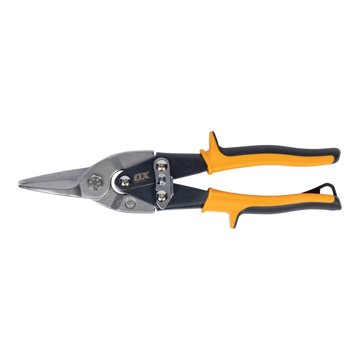 OX Tools Pro Aviation Tin Snips - Straight Cut