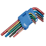 Draper TX-Star Security Coloured Hex Key Set 9 Piece