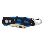 Draper Tools Folding Trimming Knife with Belt Clip Blue 24383