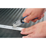 Draper Tools Folding Trimming Knife with Belt Clip Blue 24383